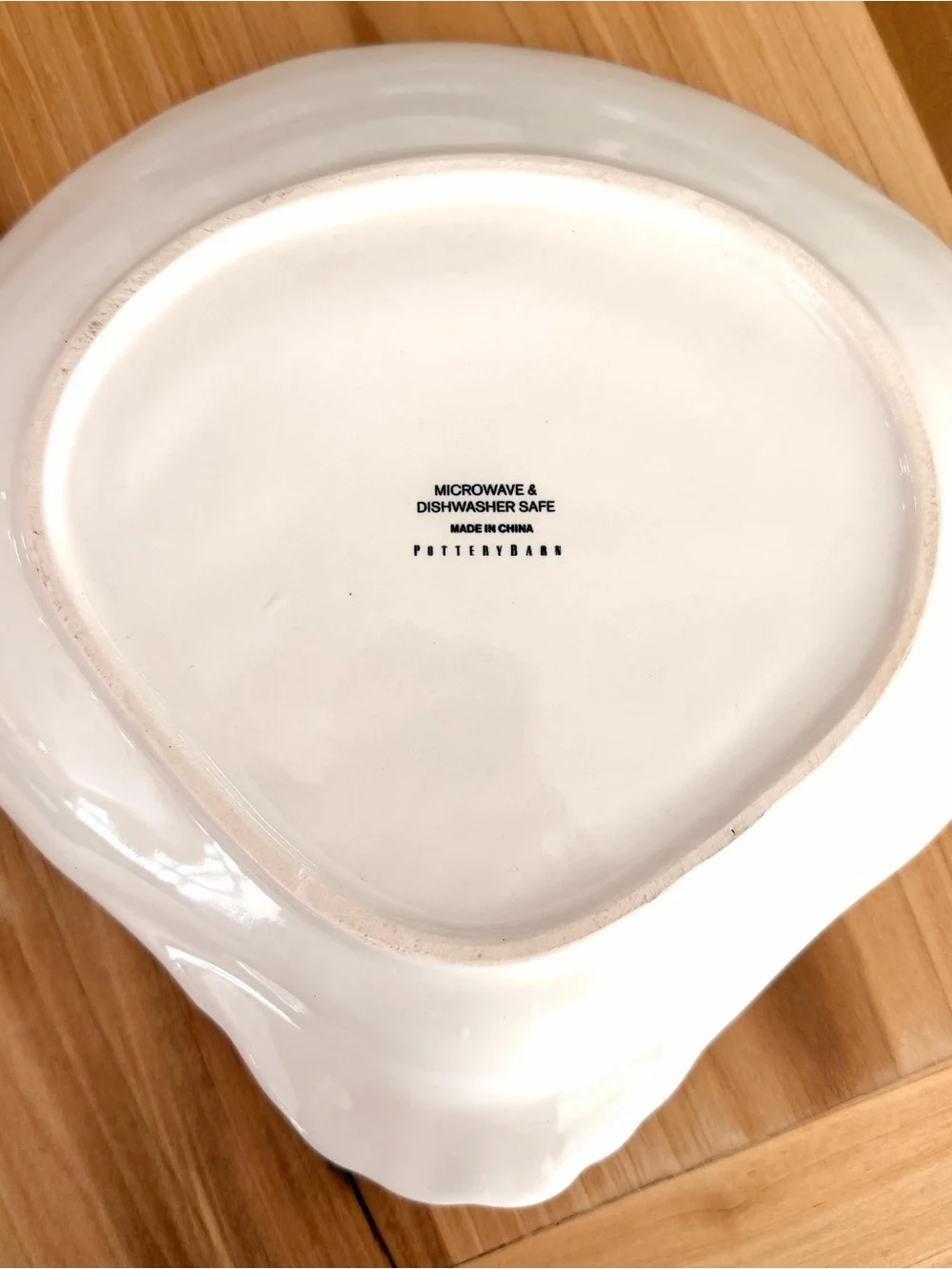 Shell Serving Plate - Pottery Barn, 9.5 inches